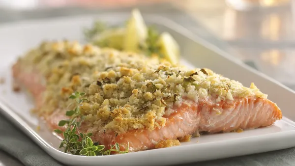 Lemon- and Parmesan-Crusted Salmon