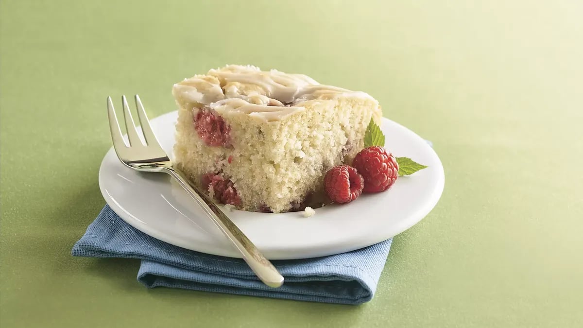 Fresh Raspberry Coffee Cake