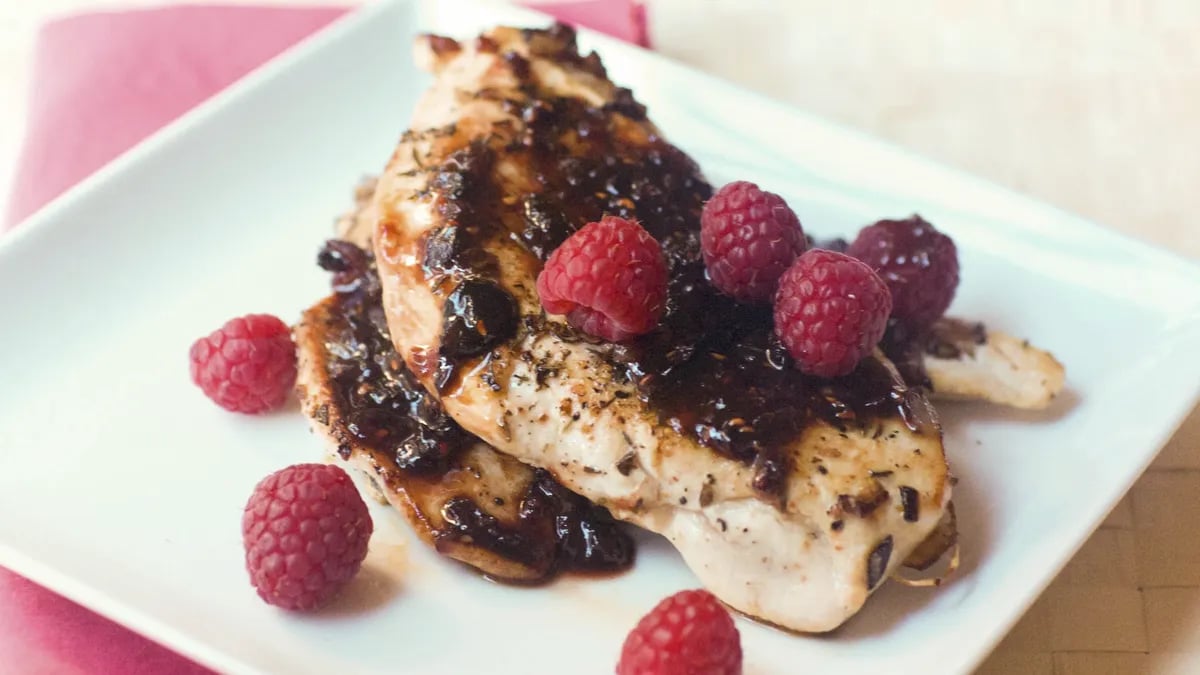 Balsamic-Raspberry Chicken