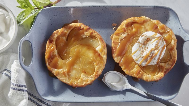Upside-Down Caramel Apple Pastries