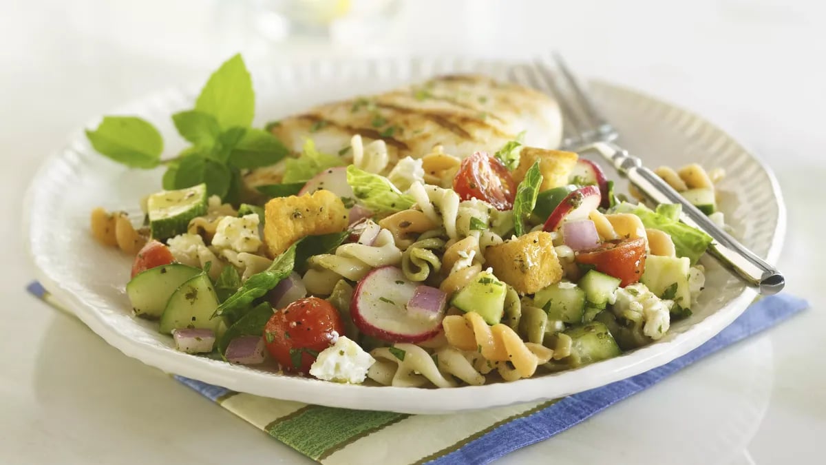 Fattoush Pasta Salad