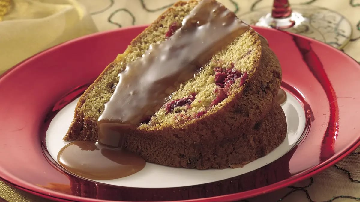 Cranberry-Caramel Cake