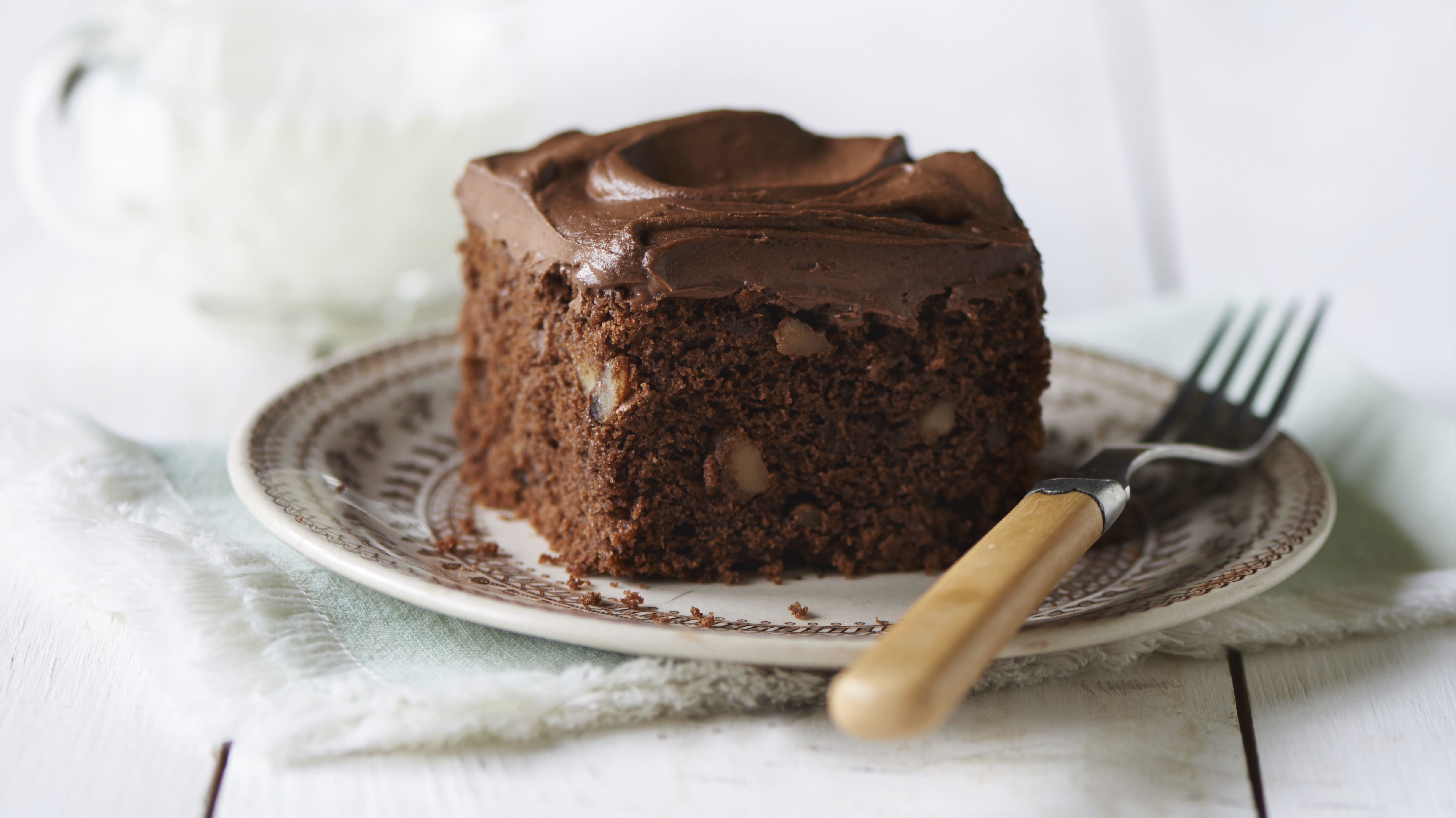 Caramel-Nut Chocolate Cake