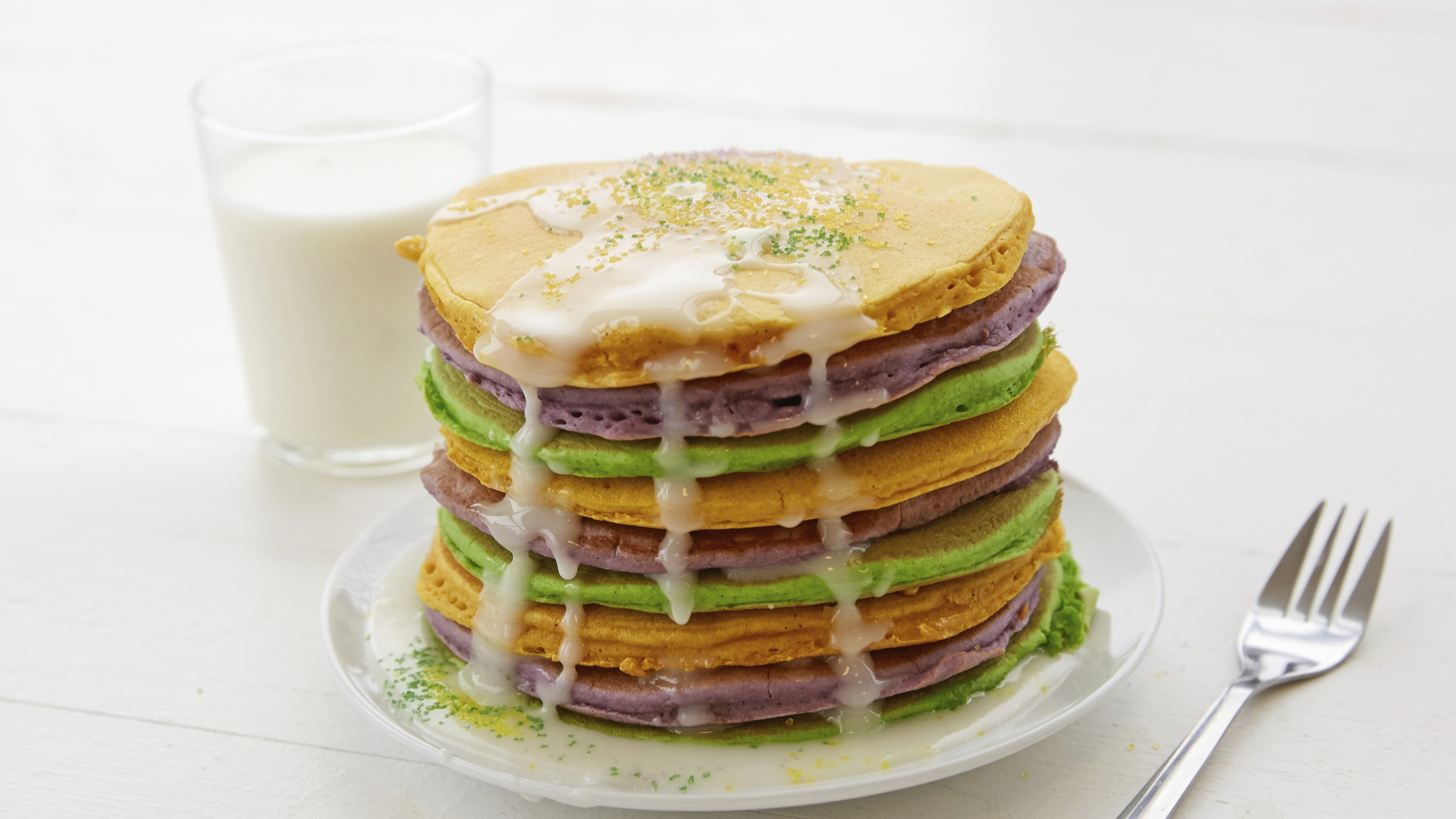 Easy Rainbow Crepe Cake - Ramona's Cuisine