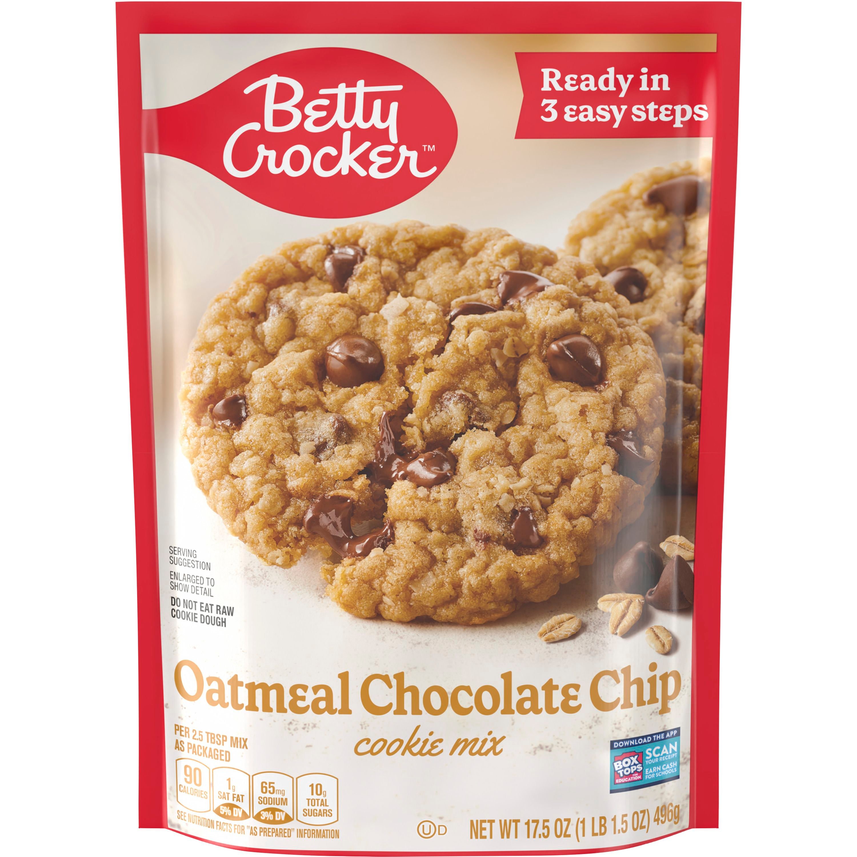 Betty Crocker™ Oatmeal Chocolate Chip Cookie Mix - Front