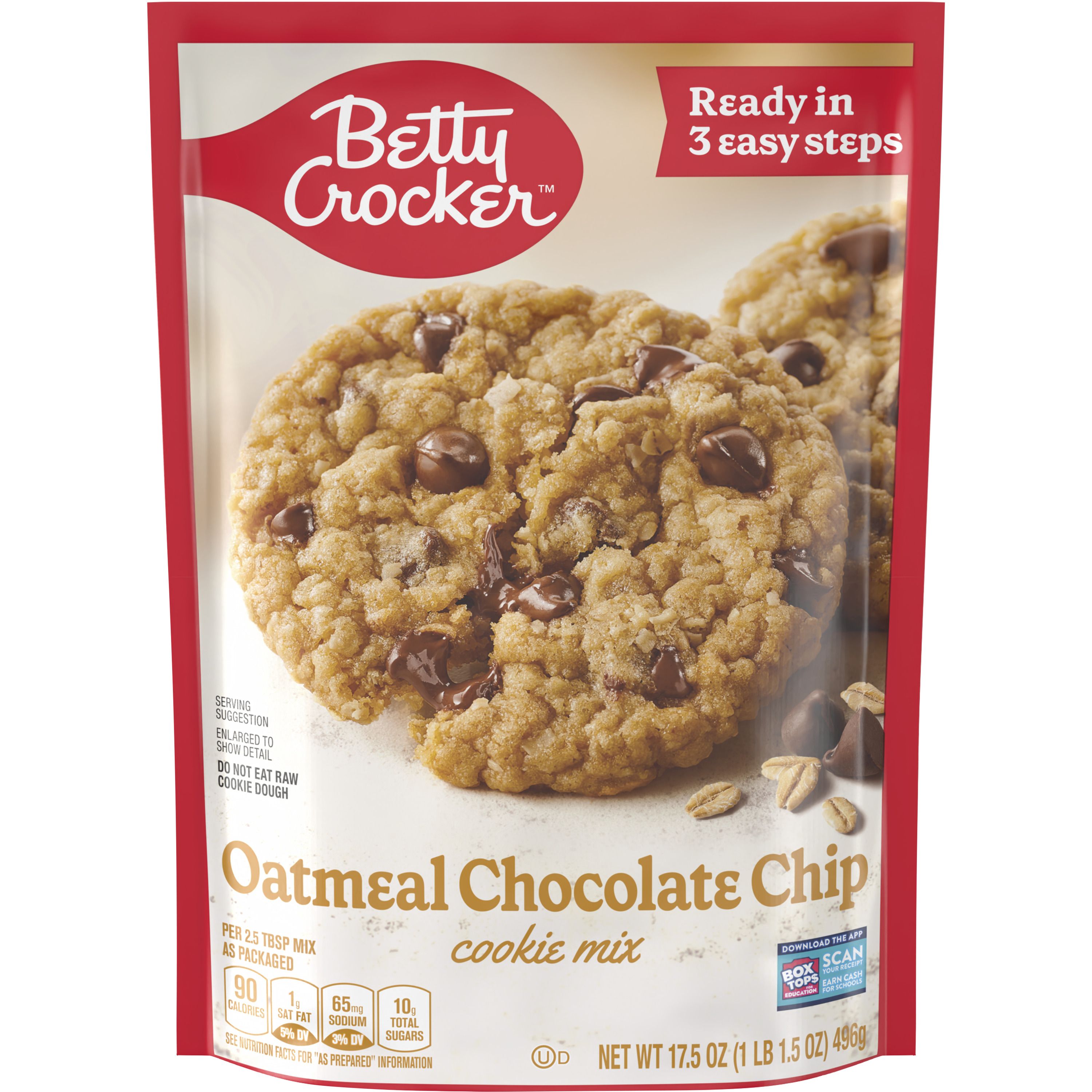 Betty Crocker™ Oatmeal Chocolate Chip Cookie Mix - Front