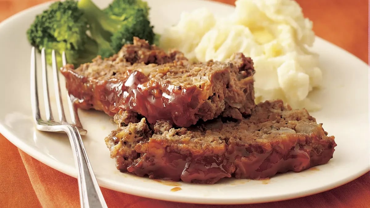 Maple-Glazed Meatloaf 