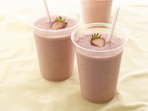 Gluten-Free Banana Strawberry Smoothies - Liquidized/Moderately Thick (Level 3)