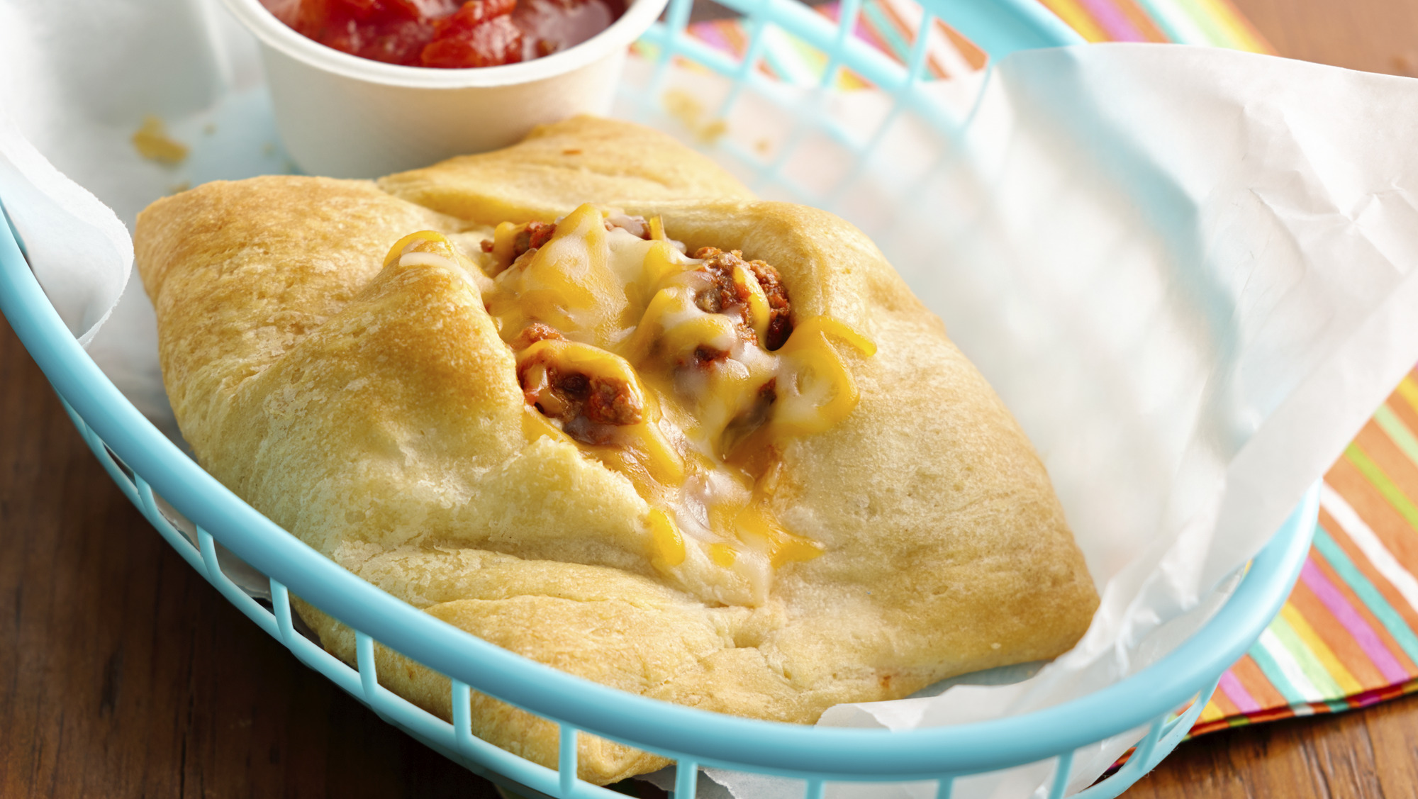 Taco-Stuffed Crescent Pockets Recipe - Pillsbury.com