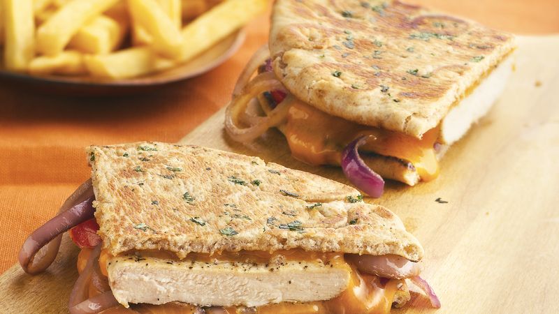 Herbed Chicken and Cheese Panini