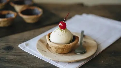 Peanut Butter Cookie Bowls