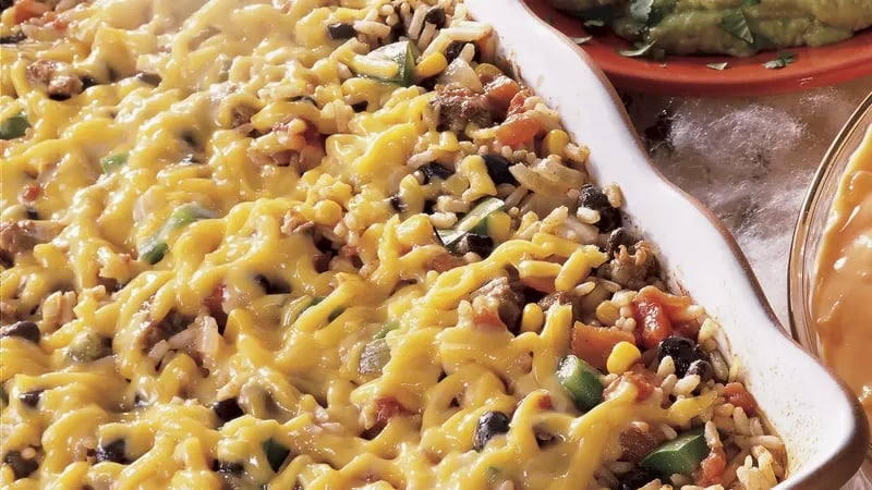 Black Bean Chili Casserole