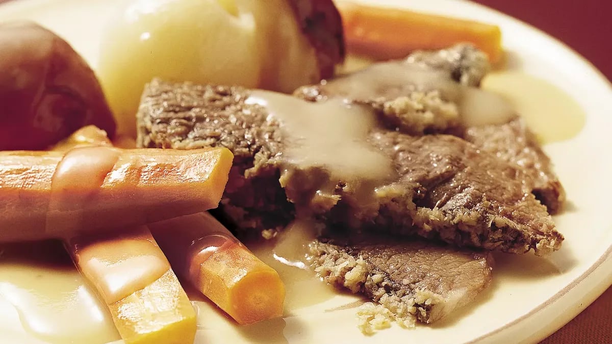 Slow-Cooker New England Pot Roast