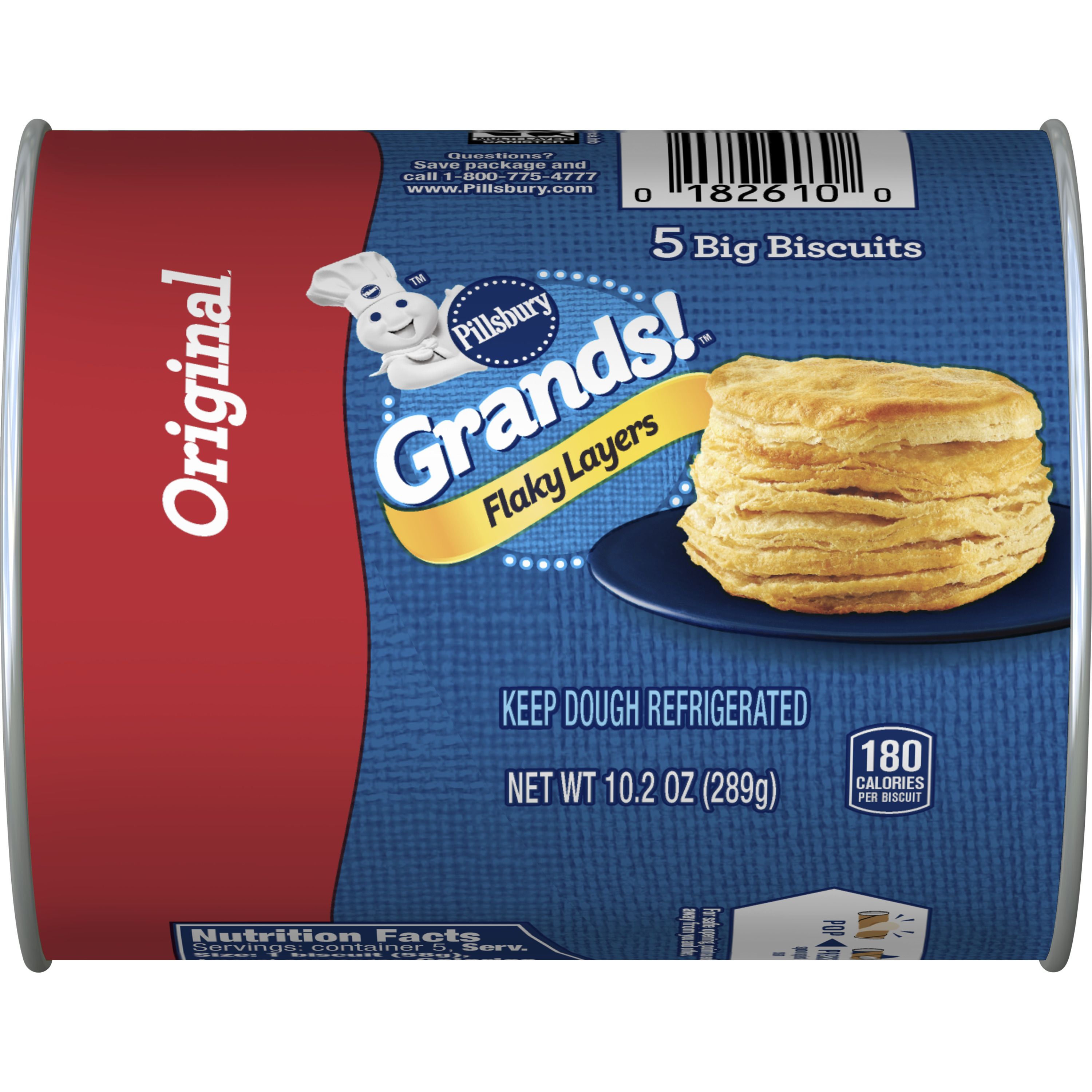 Grands!™ Flaky Layers Original Biscuits 5 ct - Front