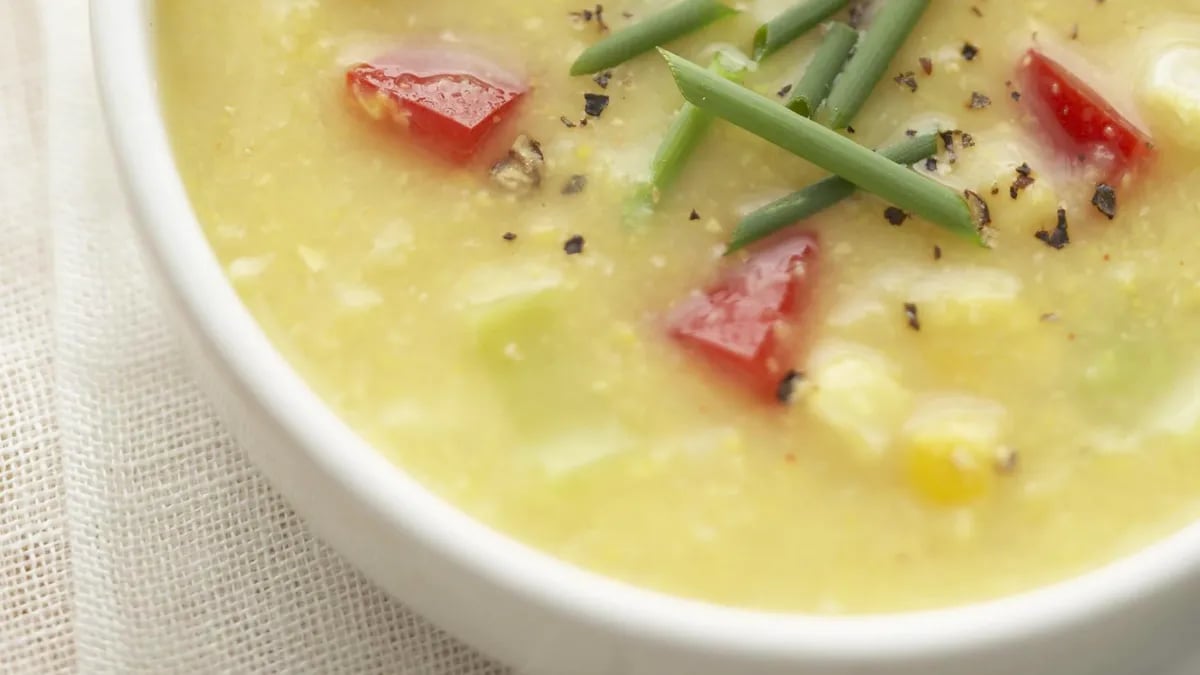 Skinny Southwestern Corn Chowder