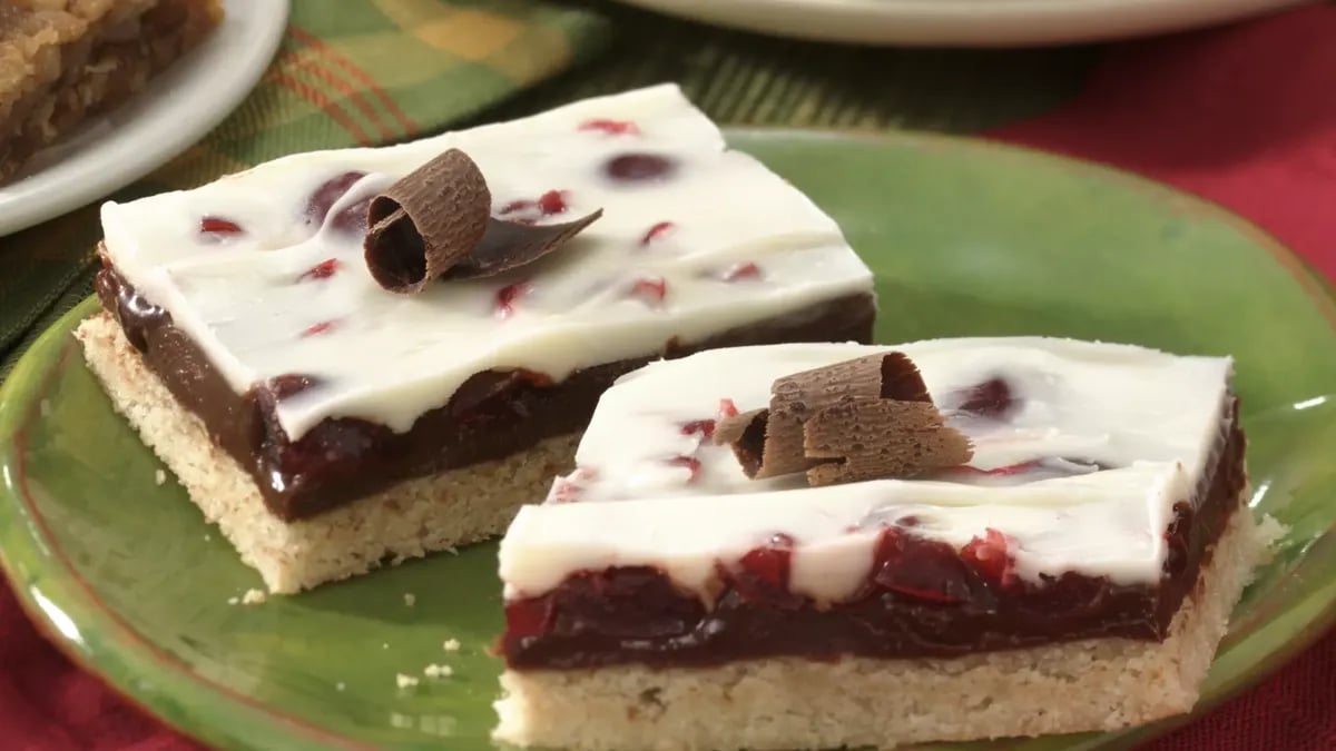 Cherry Truffle Squares