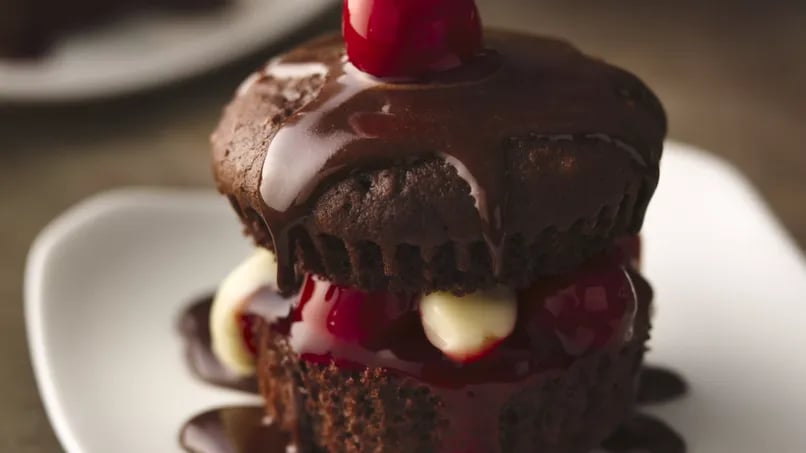 Chocolate Cherry Cupcakes