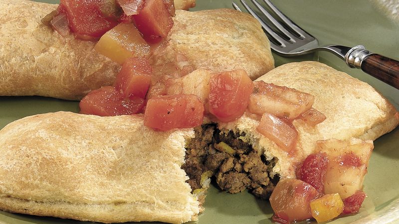 Spicy Jamaican Meat Pies with Island Salsa
