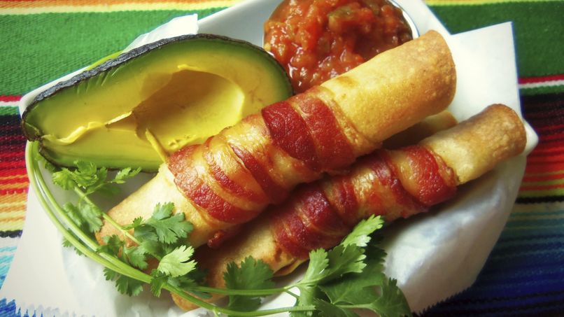 Bacon Wrapped Taquitos