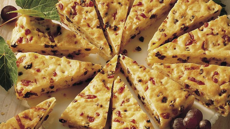 Cheese and Currant Wedges