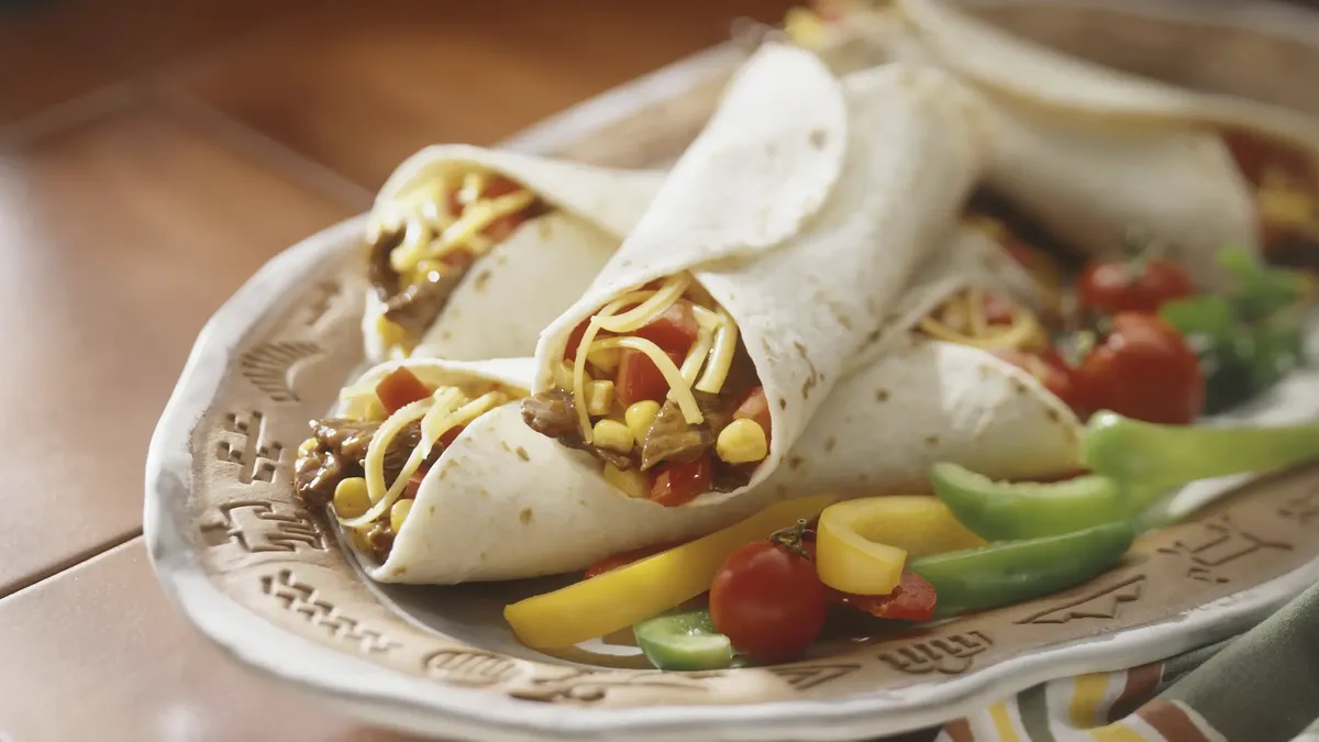 BBQ Beef Tortillas