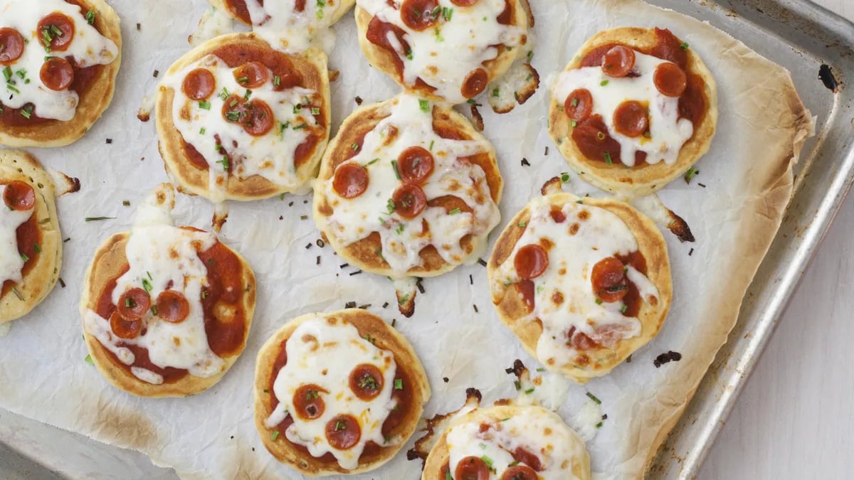 Mini Pizza Pancakes