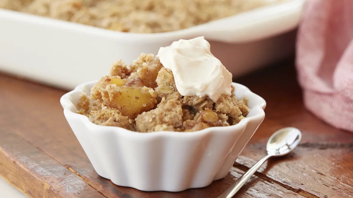 Gluten-Free Caramel Apple Crisp