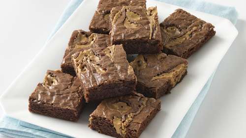 Peanut Butter Marbled Brownies-image