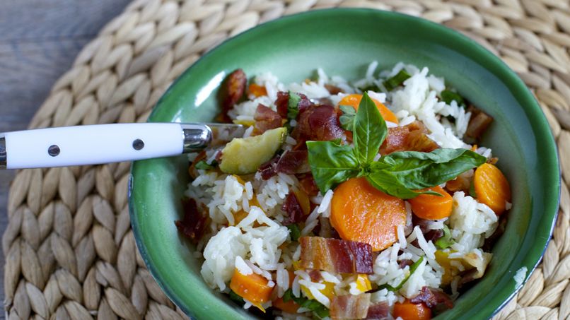 Rice and Bacon Salad