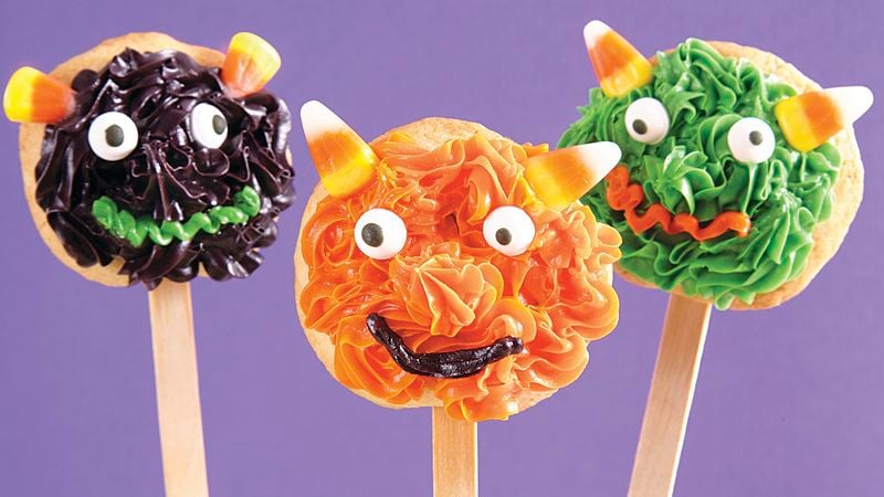 Silly Monster Cookie Pops