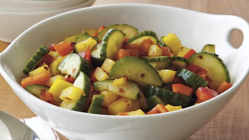 Cucumber Pepper Salad