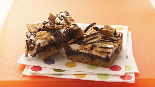 S’mores Peanut Butter Bars