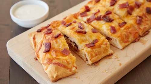 Chicken and Bacon-Stuffed Crescent Bread