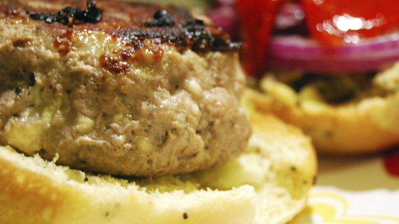 Greek-Inspired Turkey Burgers