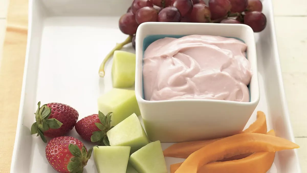 Raspberry-Lemon Fruit Dip