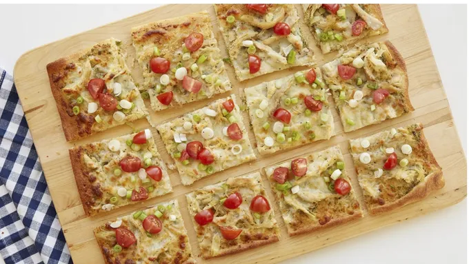 Chicken Pesto Flatbread