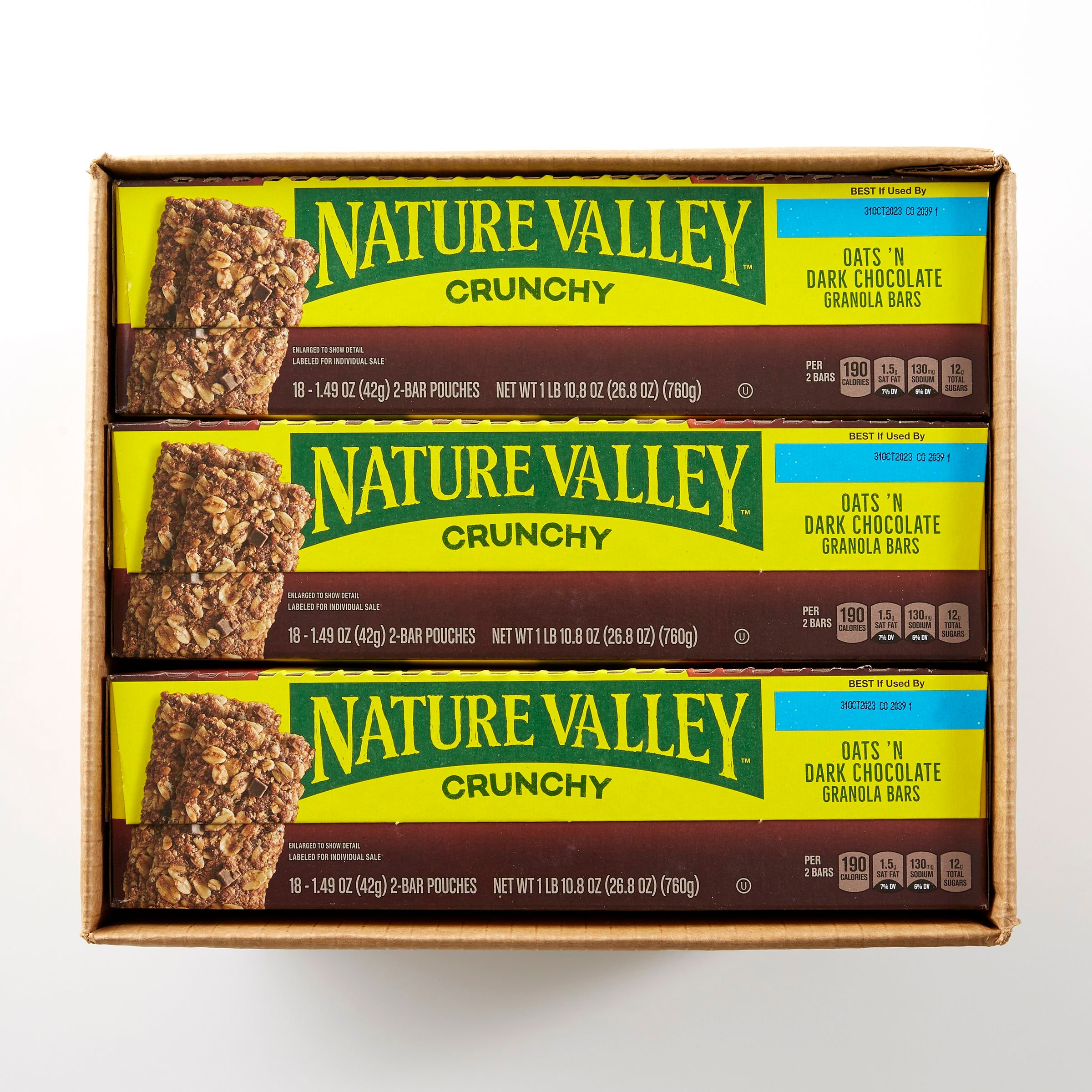 Nature Valley™ Crunchy Granola Bars Oats 'n Dark Chocolate (6 ct) 1.49 oz