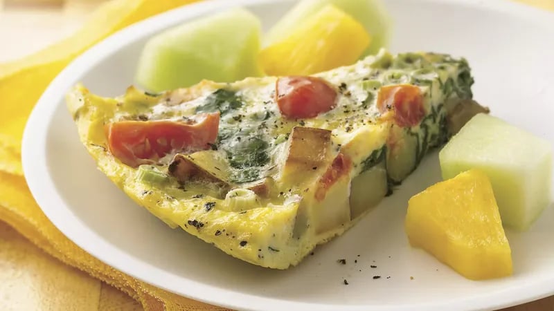 Spinach Frittata Recipe - BettyCrocker.com