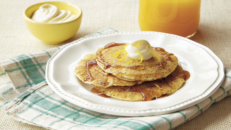 Lemon Poppy Seed Pancakes