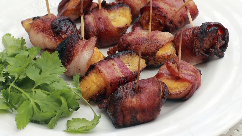Bacon Wrapped Plantains