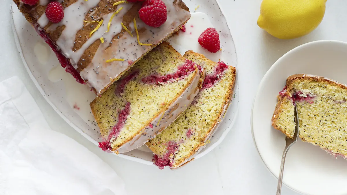 Raspberry-Lemon-Poppy Seed Loaf