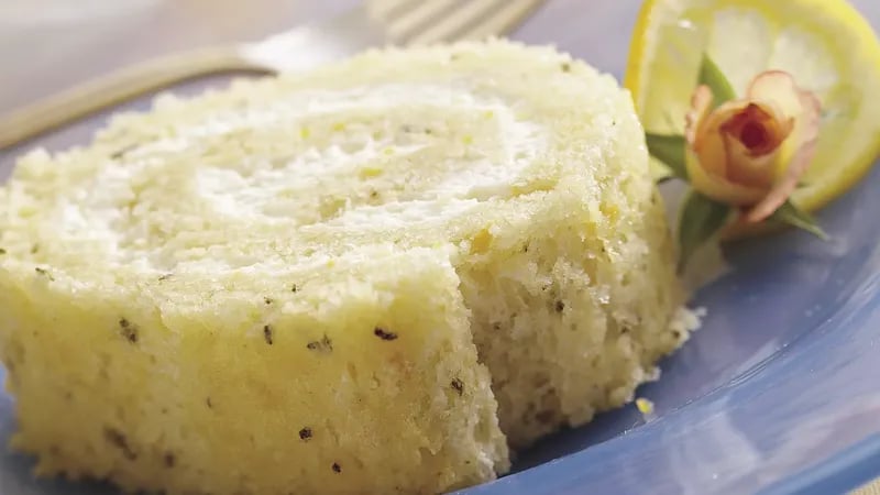 Rosemary-Lemon Cake Roll