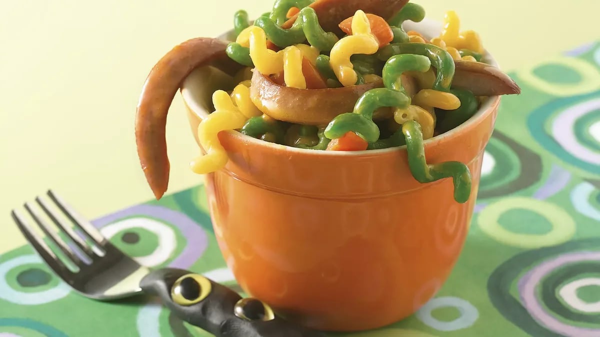 Creepy Crawler Macaroni and Cheese