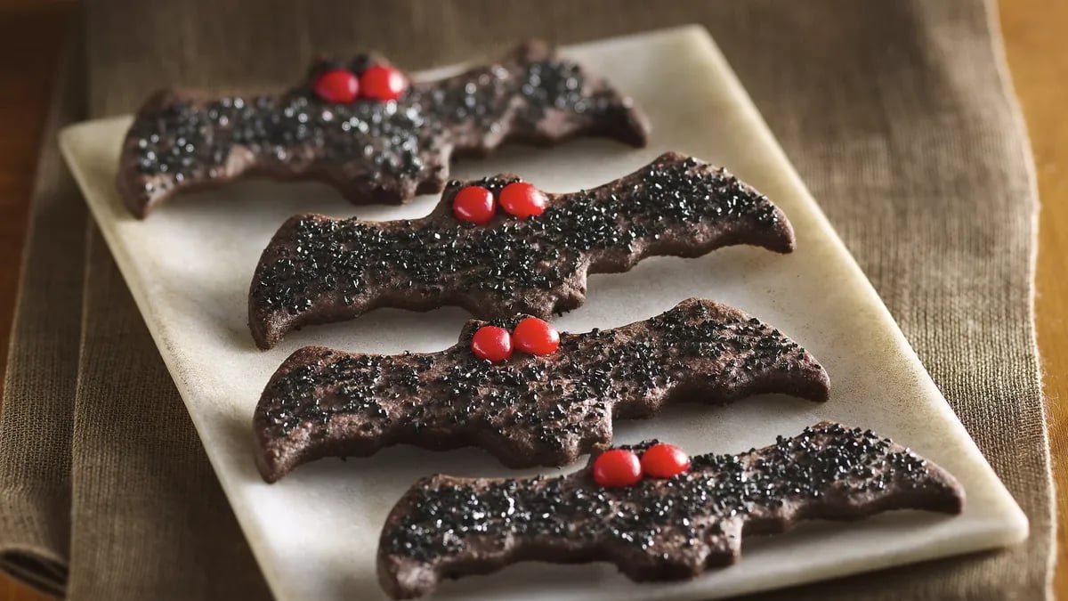 Chocolate Bat Cookies