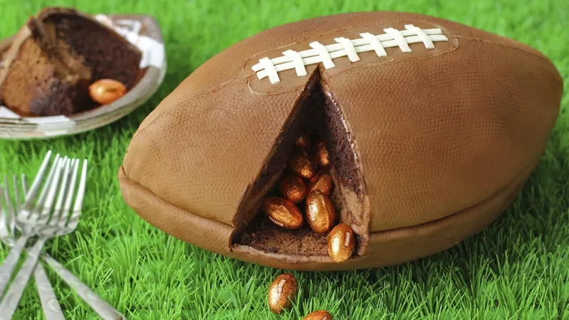 Game Day Football Cake
