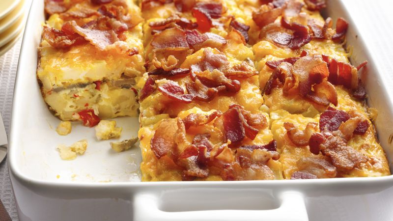 Egg bake bacon deals