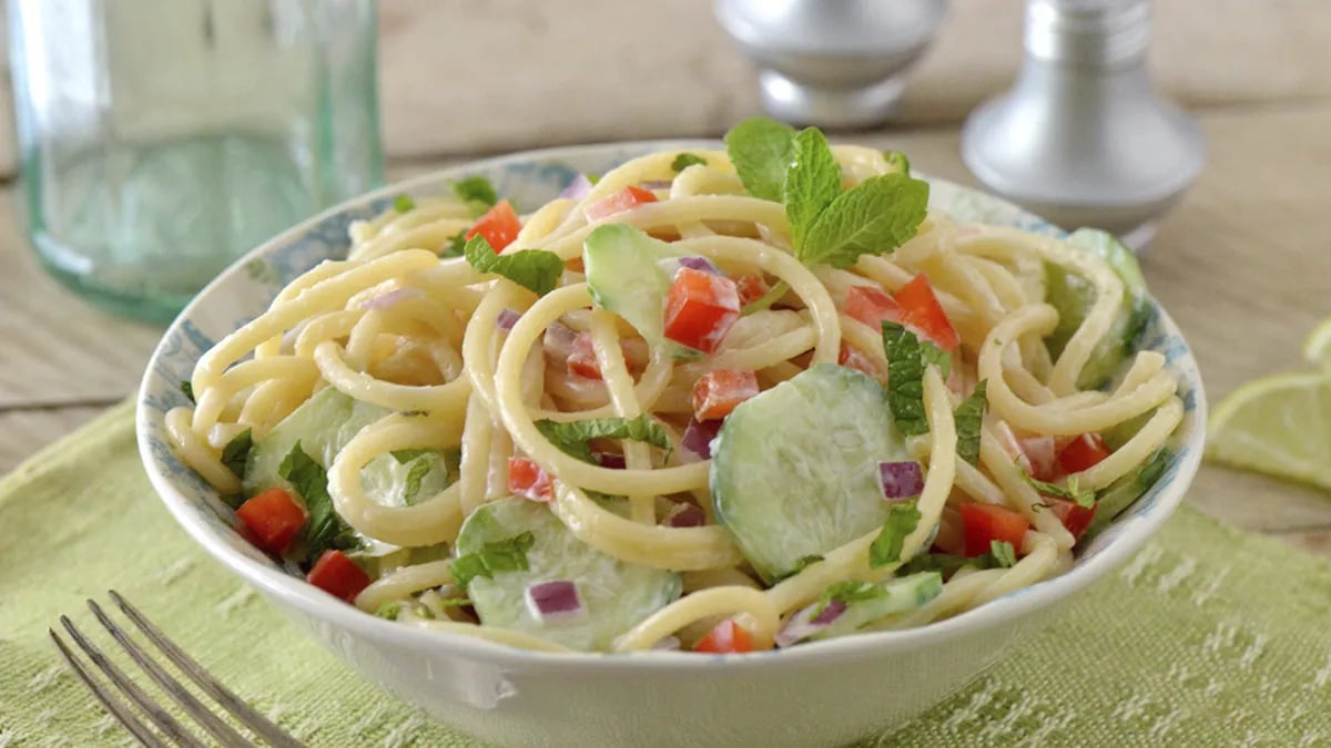 Cucumber Pasta Salad