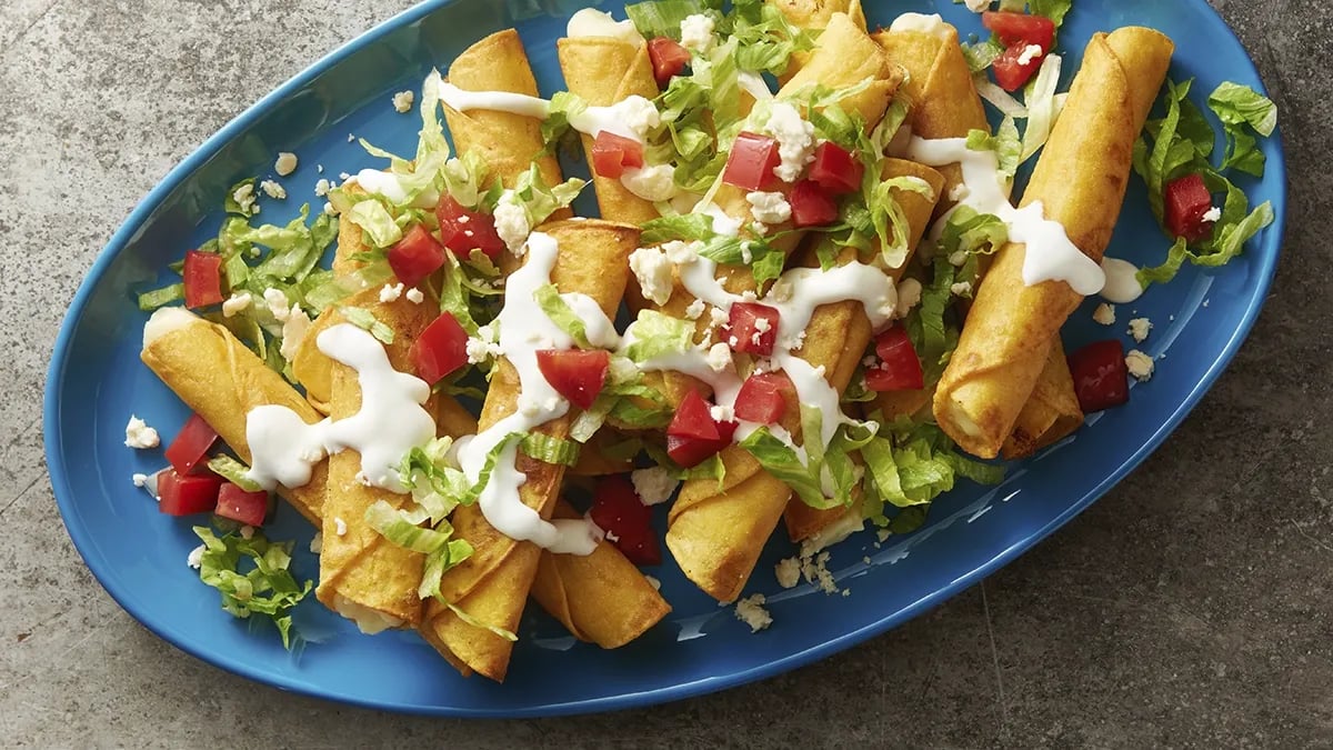 Potato and Cheese Flautas