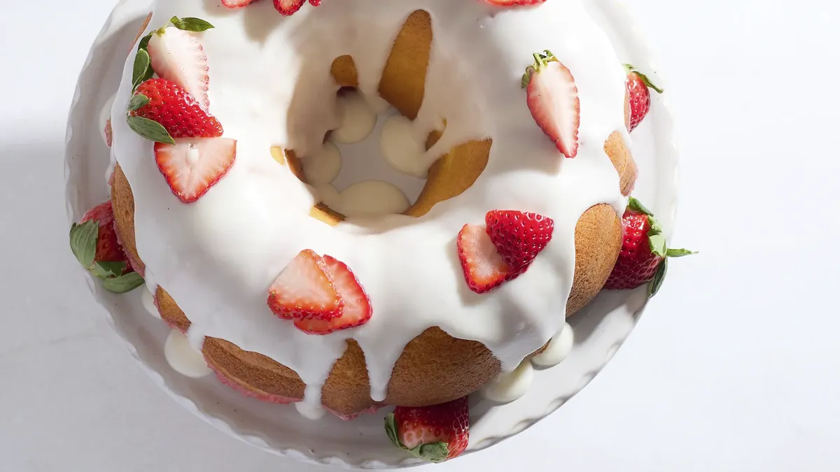 Strawberry Shortcake Poke Bundt Cake