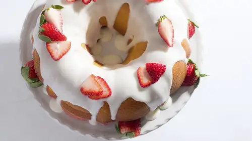 Strawberry Shortcake Poke Bundt Cake